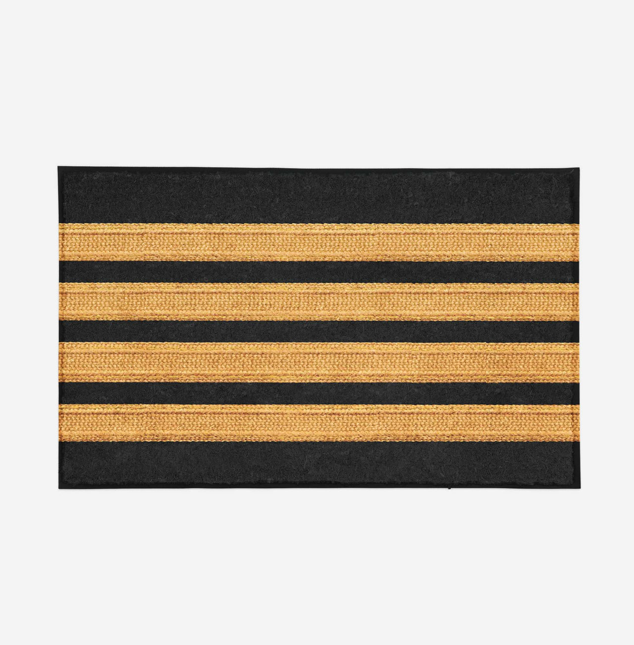 Original Golden Pilot Epaulettes (4,3,2 Lines) Designed Door Mat