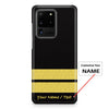 Pilot Epaulette Designed (1,2,3,4 Lines) Designed Samsung S & Note Cases