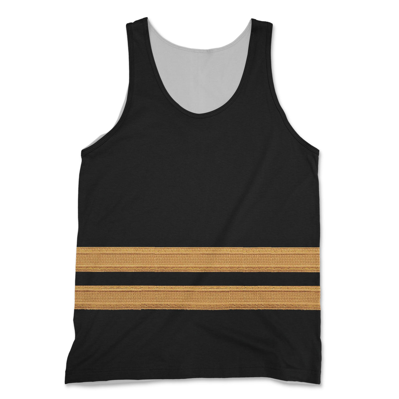 Pilot Epaulette (2 Lines) Designed 3D Tank Tops