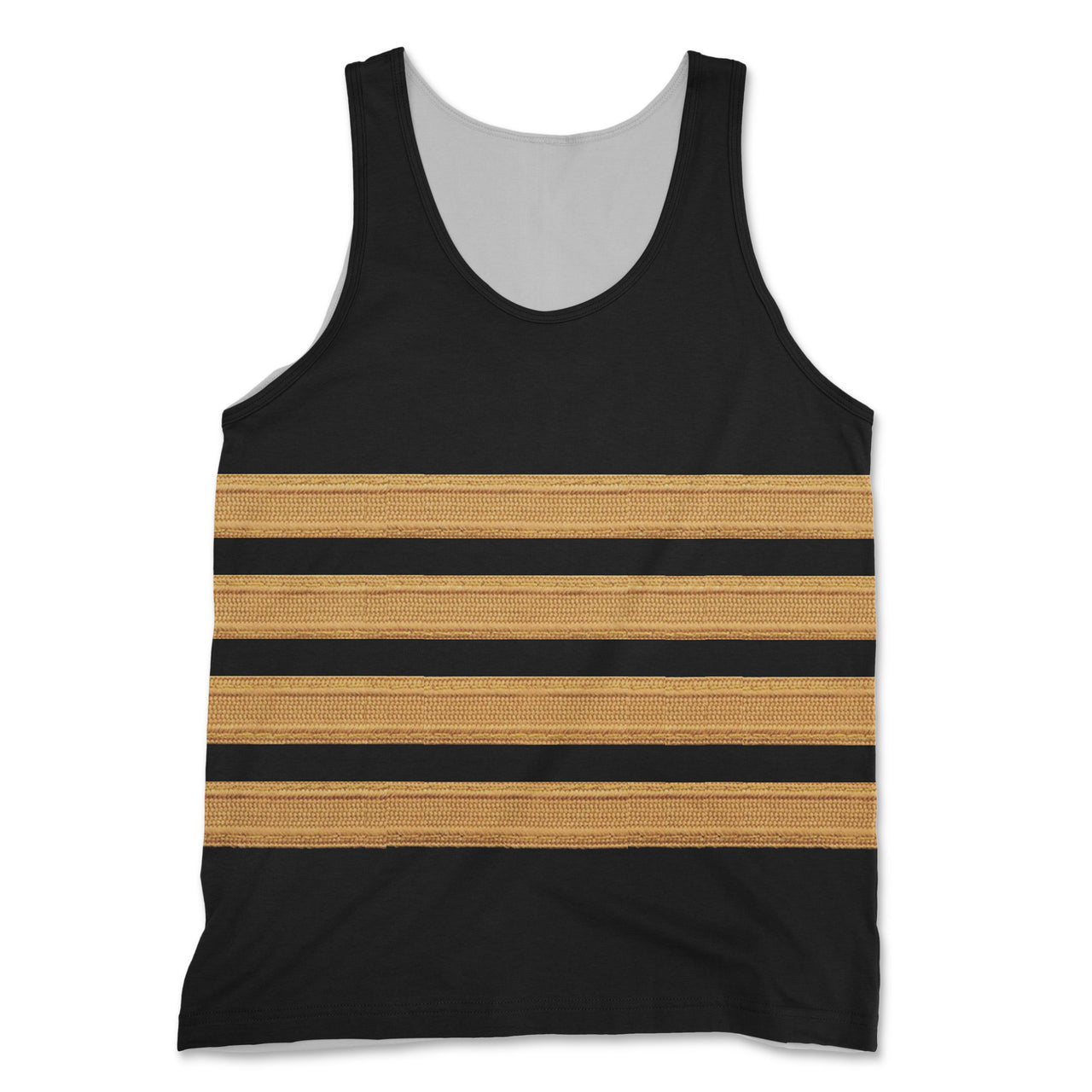 Pilot Epaulette (4 Lines) Designed 3D Tank Tops