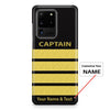Pilot Epaulette + Rank Designed (1,2,3,4 Lines) Designed Samsung S & Note Cases