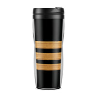 Thumbnail for Golden Pilot Epaulettes (4,3,2 Lines) Designed Plastic Travel Mugs