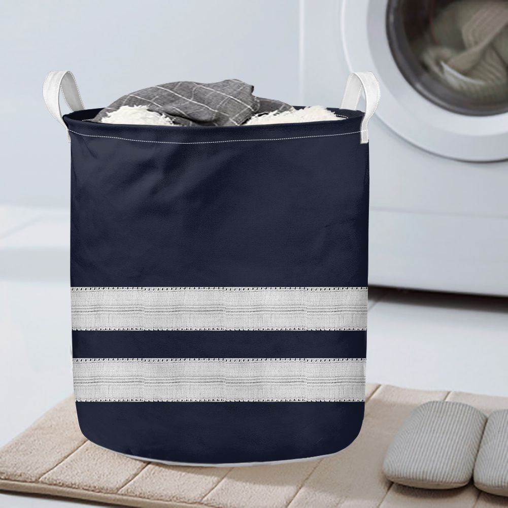 Pilot Epaulettes (Silver) 2 Lines Designed Laundry Baskets