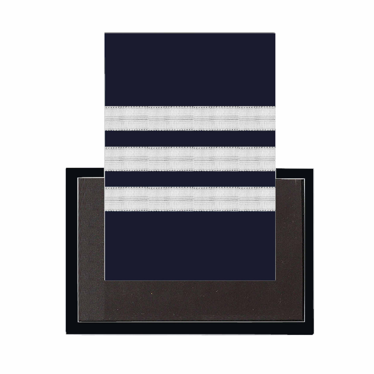 Pilot Epaulettes (Silver) 3 Lines Designed Magnets