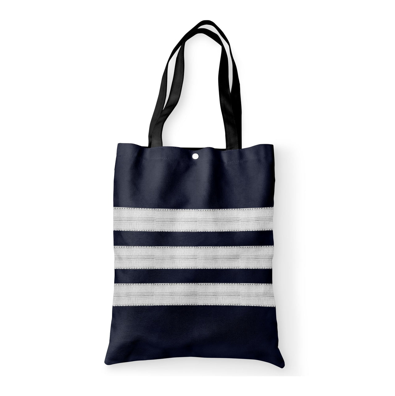 Pilot Epaulettes (Silver) 3 Lines Designed Tote Bags