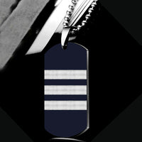 Thumbnail for Pilot Epaulettes (Silver) 3 Lines Designed Metal Necklaces