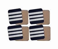 Thumbnail for Pilot Epaulettes (Silver) 3 Lines Designed Coasters