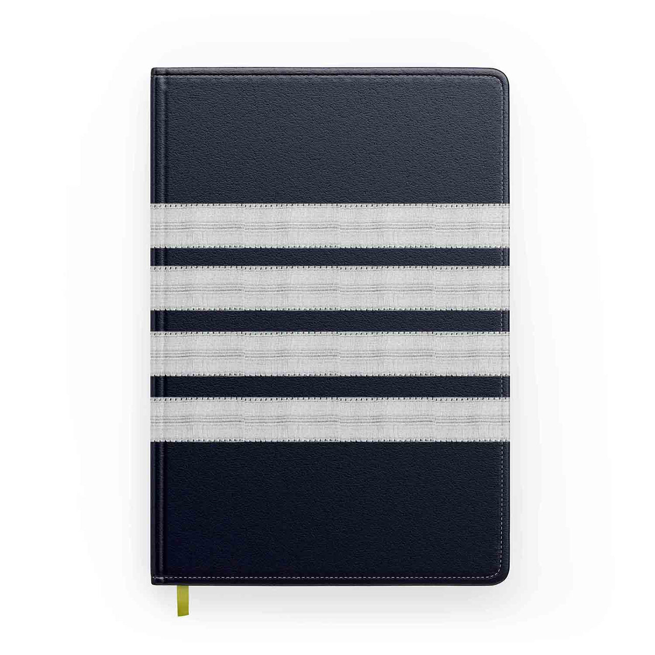 Customizable Name & "SILVER" Pilot Epaulette (4,3,2 Lines) Designed Notebooks