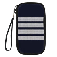 Thumbnail for Pilot Epaulettes (Silver) 4 Lines Designed Travel Cases & Wallets