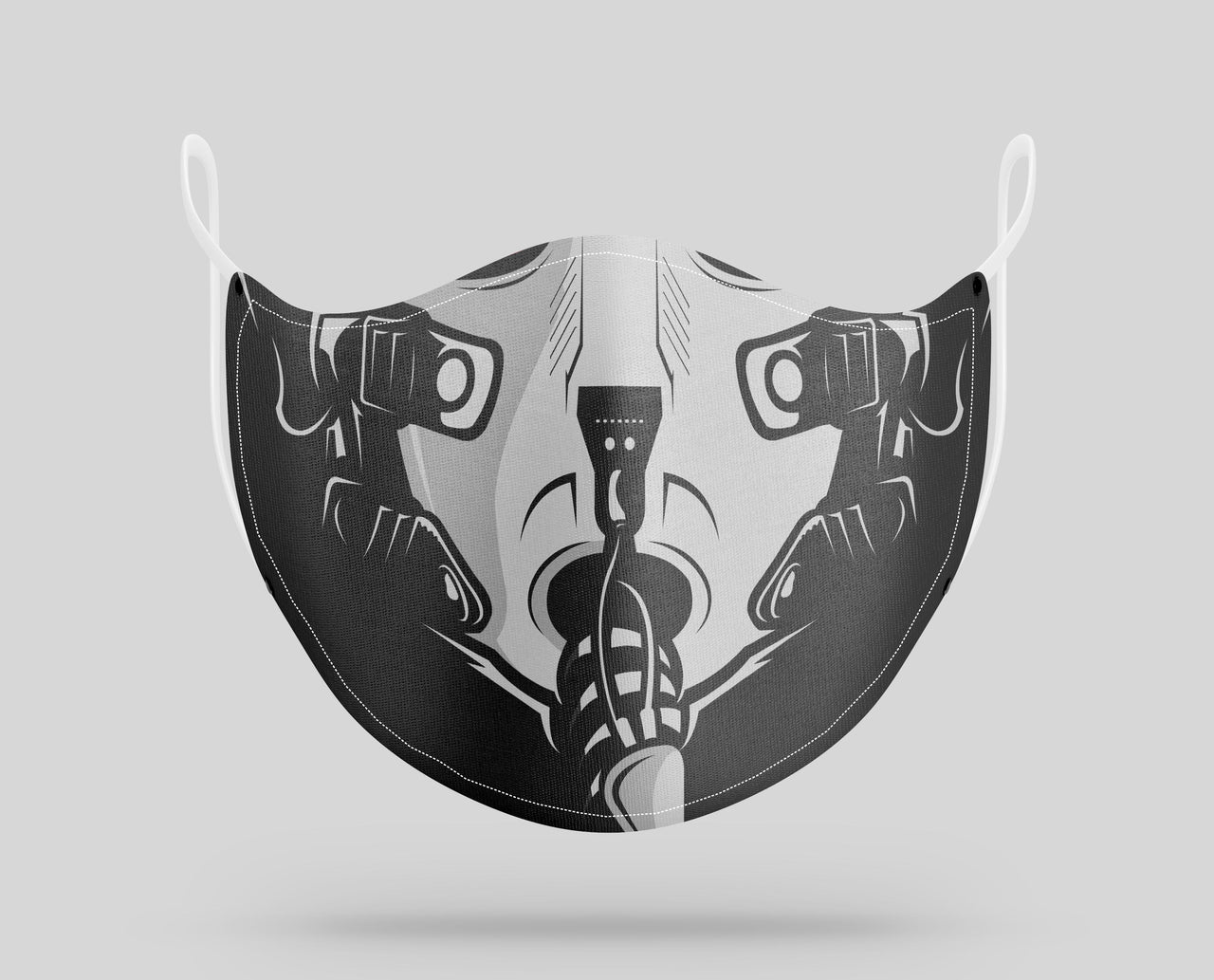 Pilot Helmet Designed Face Masks