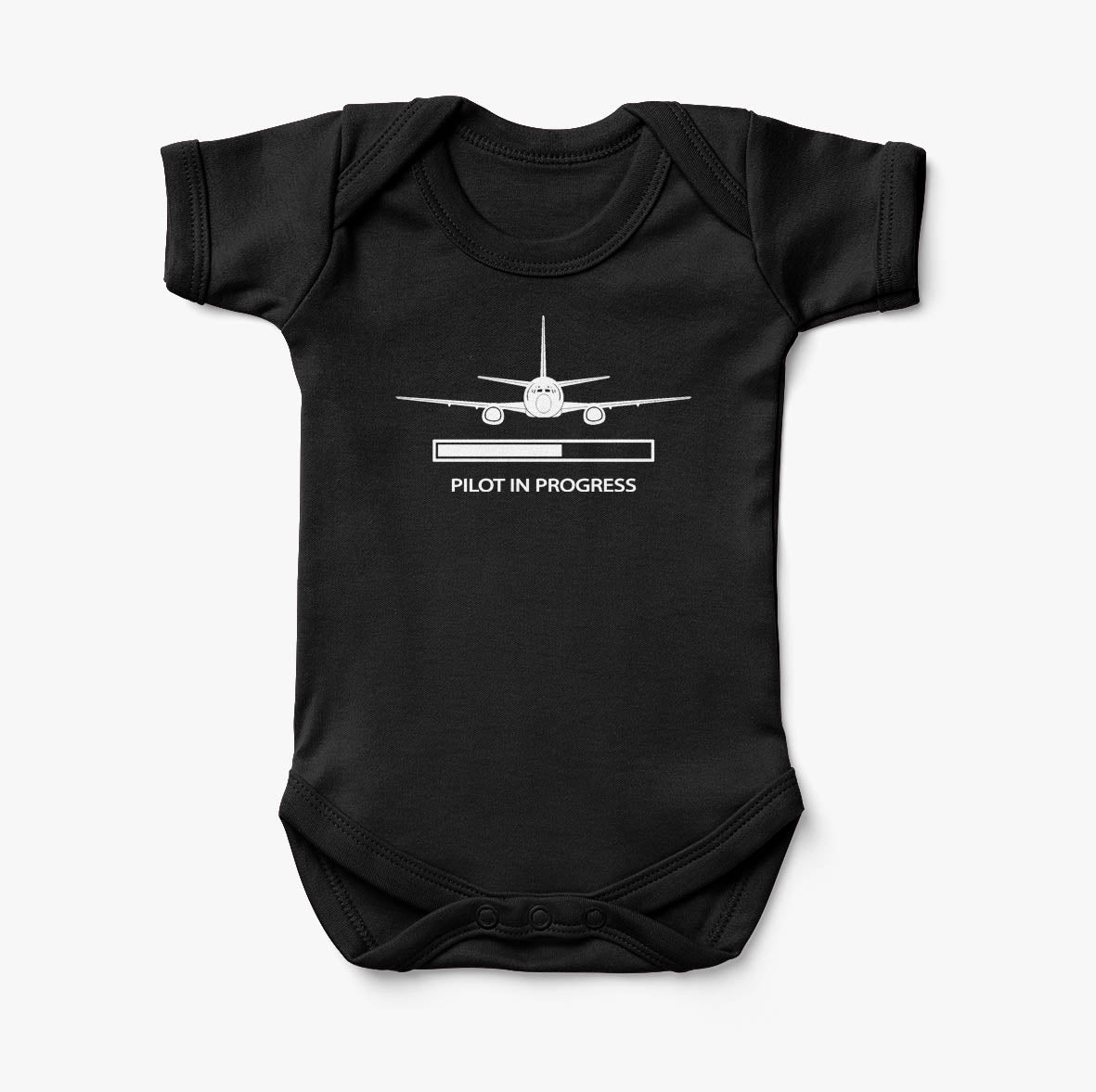 Pilot In Progress Designed Baby Bodysuits