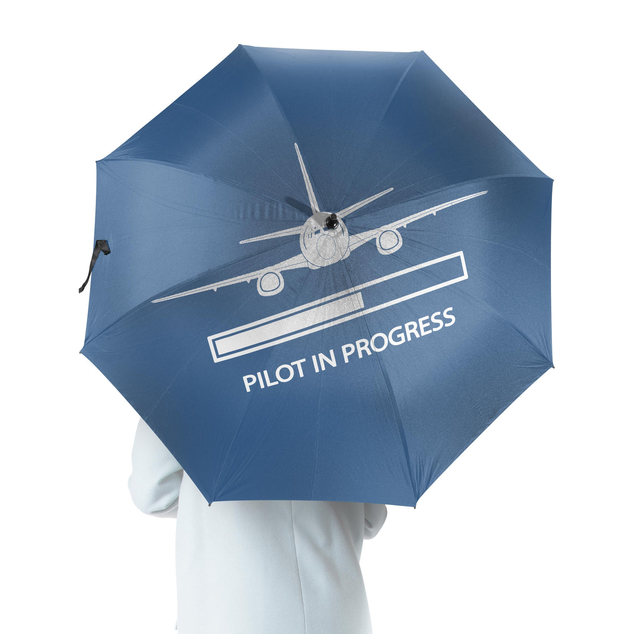 Pilot In Progress Designed Umbrella