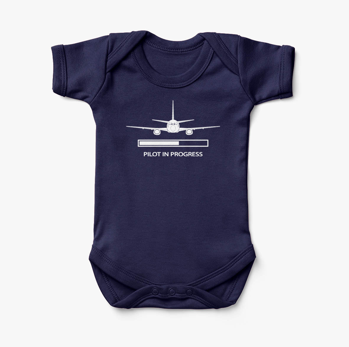 Pilot In Progress Designed Baby Bodysuits