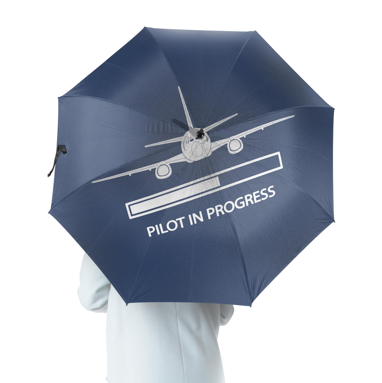 Pilot In Progress Designed Umbrella