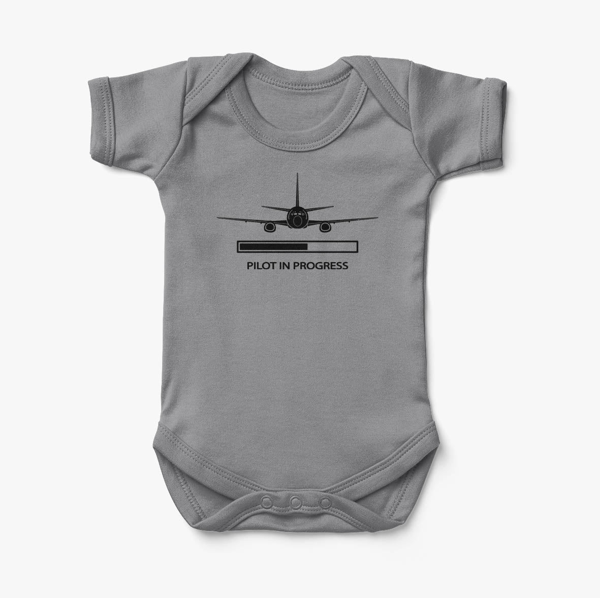 Pilot In Progress Designed Baby Bodysuits