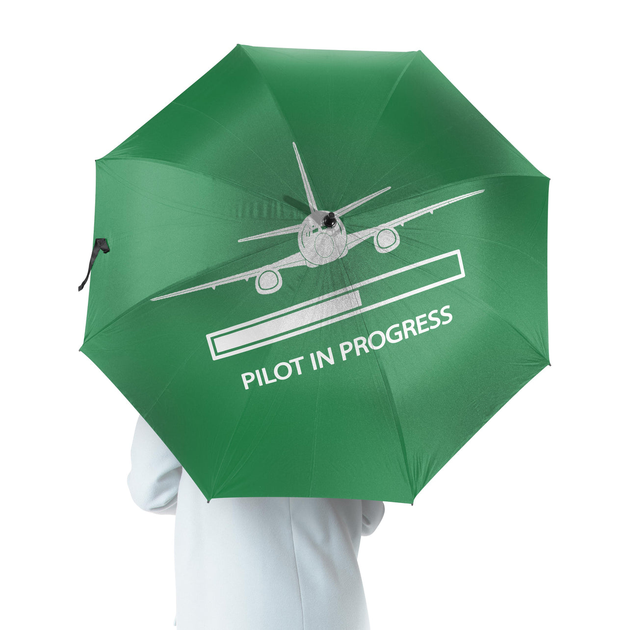 Pilot In Progress Designed Umbrella