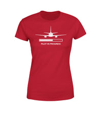 Thumbnail for Pilot In Progress Designed Women T-Shirts