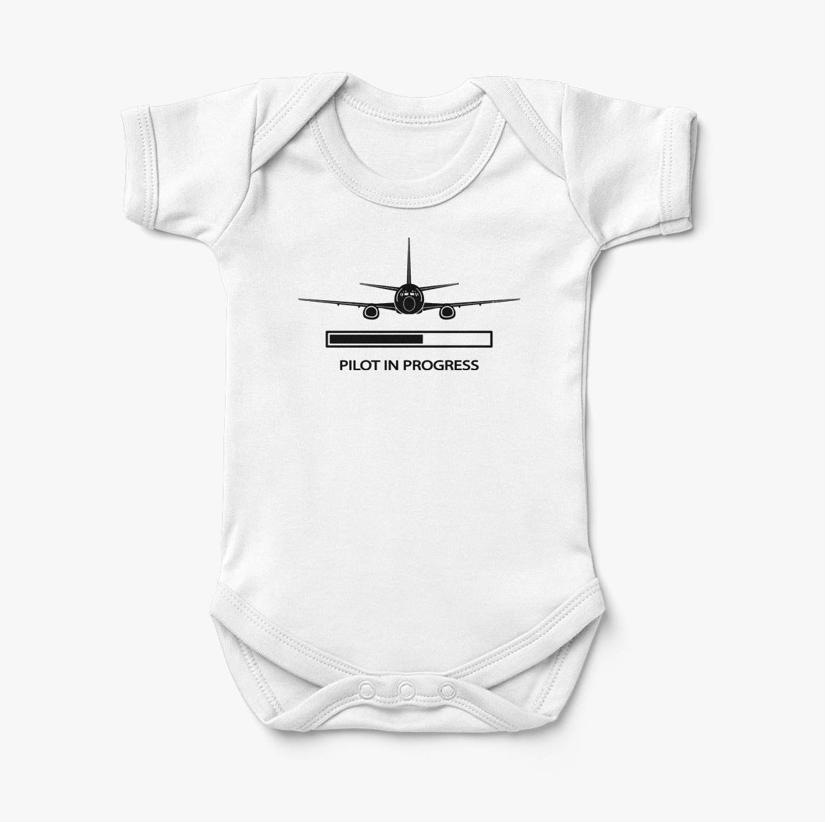Pilot In Progress Designed Baby Bodysuits