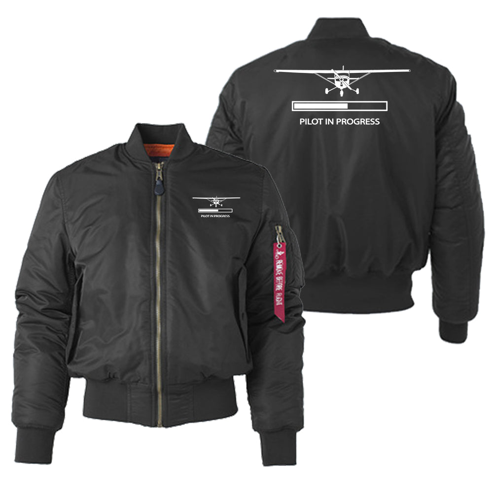 Pilot In Progress (Cessna) Designed "Women" Bomber Jackets