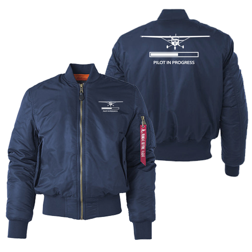 Pilot In Progress (Cessna) Designed "Women" Bomber Jackets