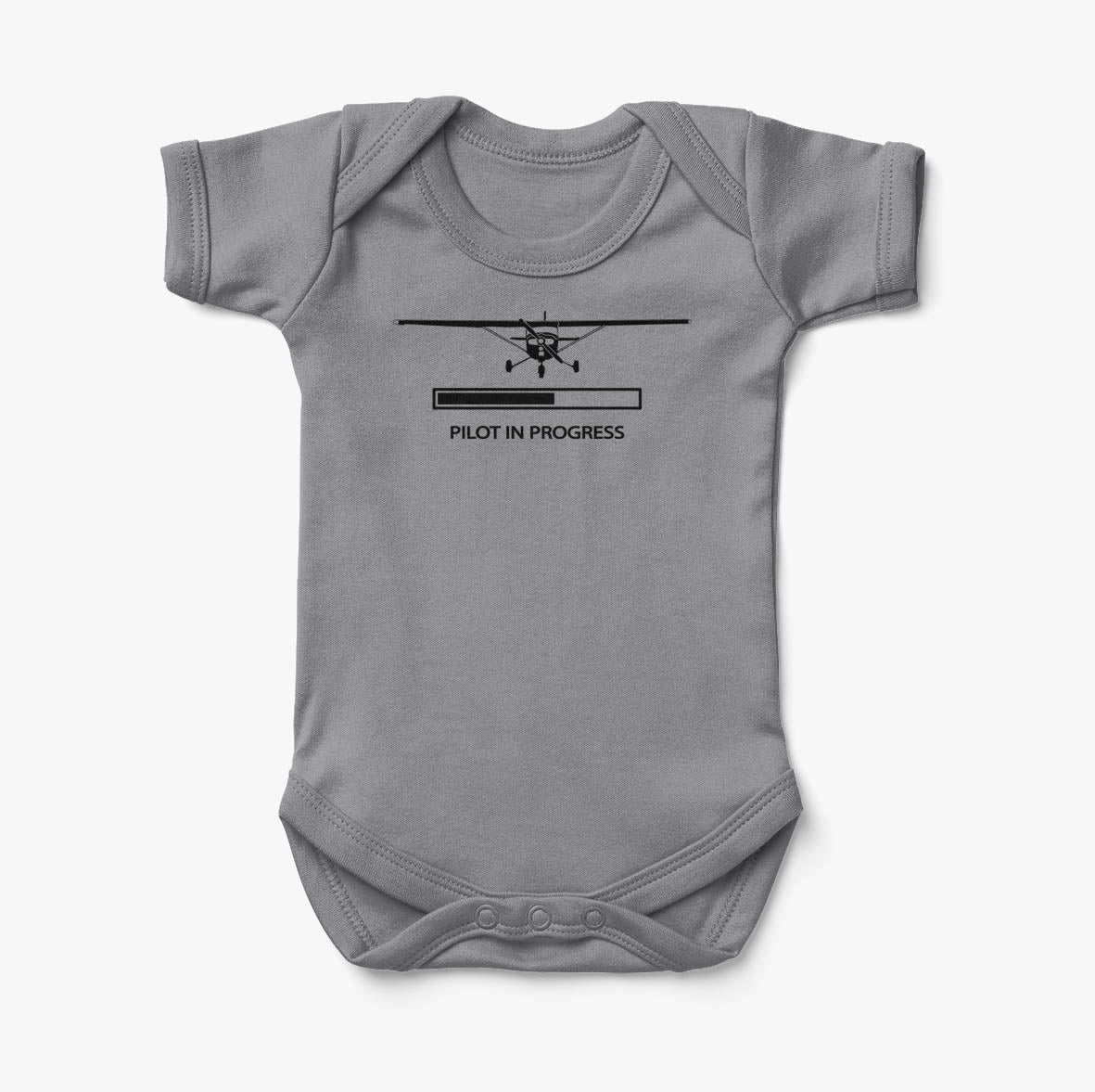Pilot In Progress (Cessna) Designed Baby Bodysuits