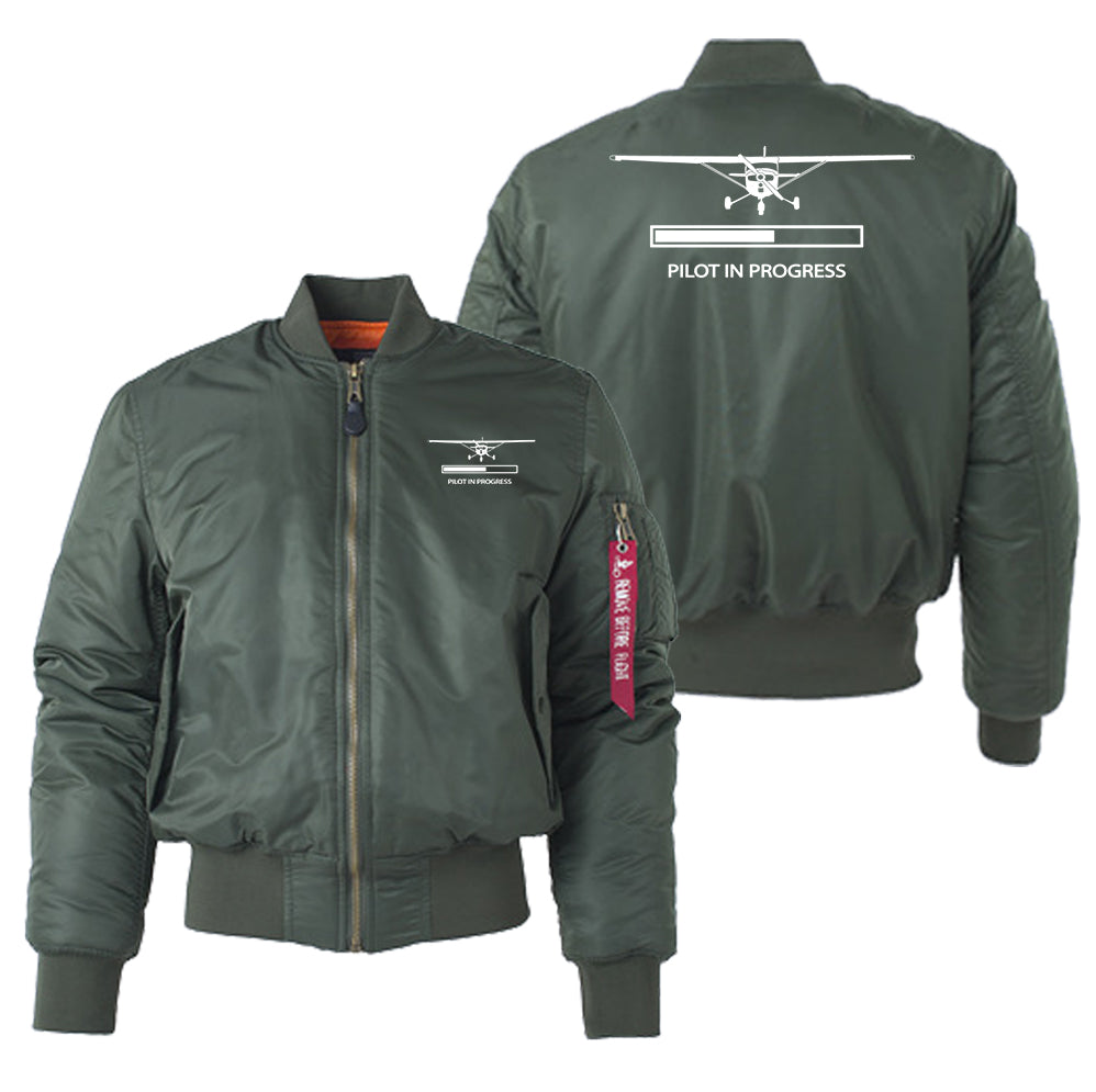 Pilot In Progress (Cessna) Designed "Women" Bomber Jackets