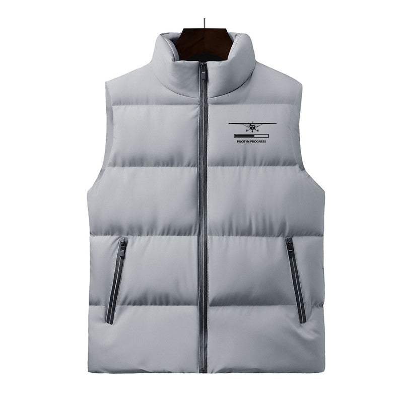 Pilot In Progress (Cessna) Designed Puffy Vests