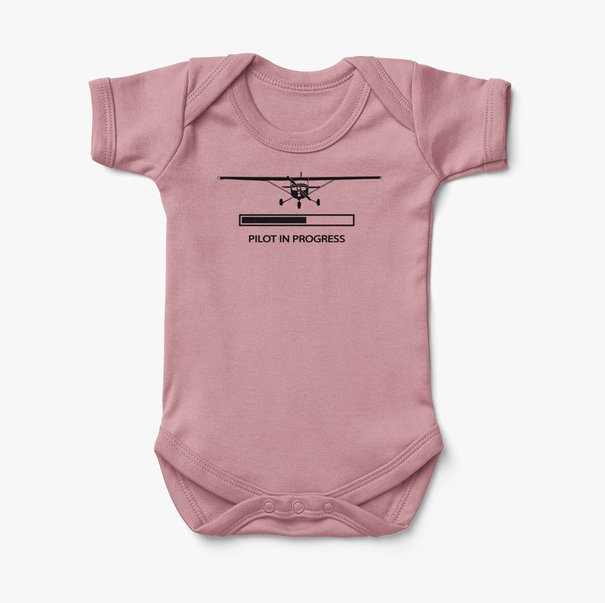 Pilot In Progress (Cessna) Designed Baby Bodysuits
