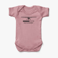 Thumbnail for Pilot In Progress (Cessna) Designed Baby Bodysuits