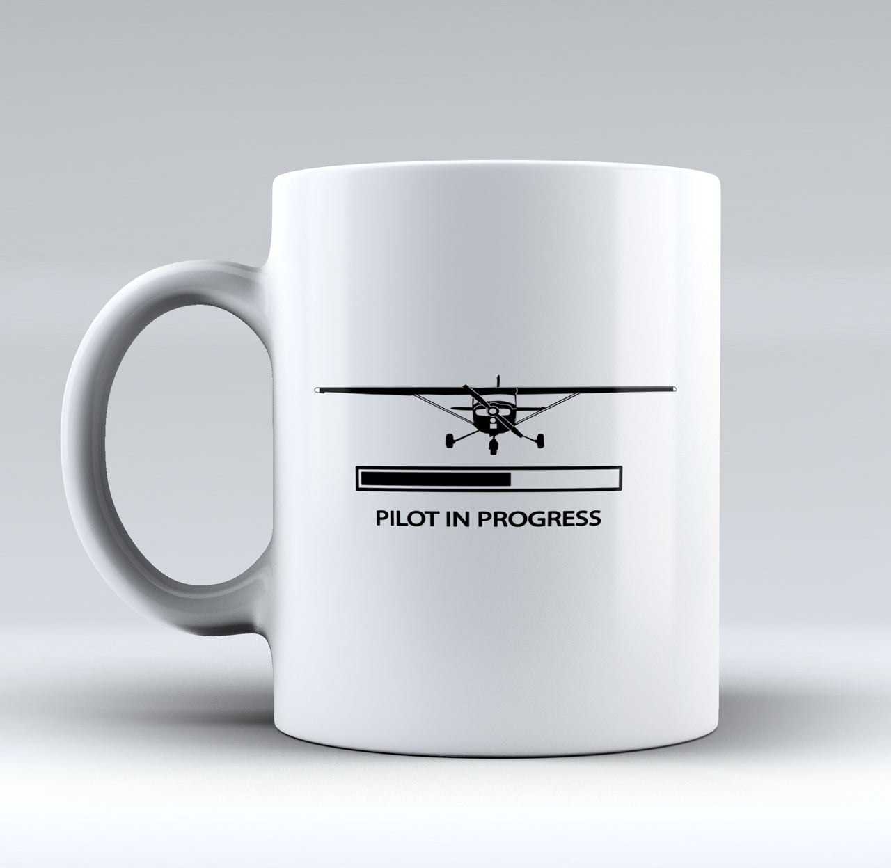 Pilot In Progress (Cessna) Designed Mugs