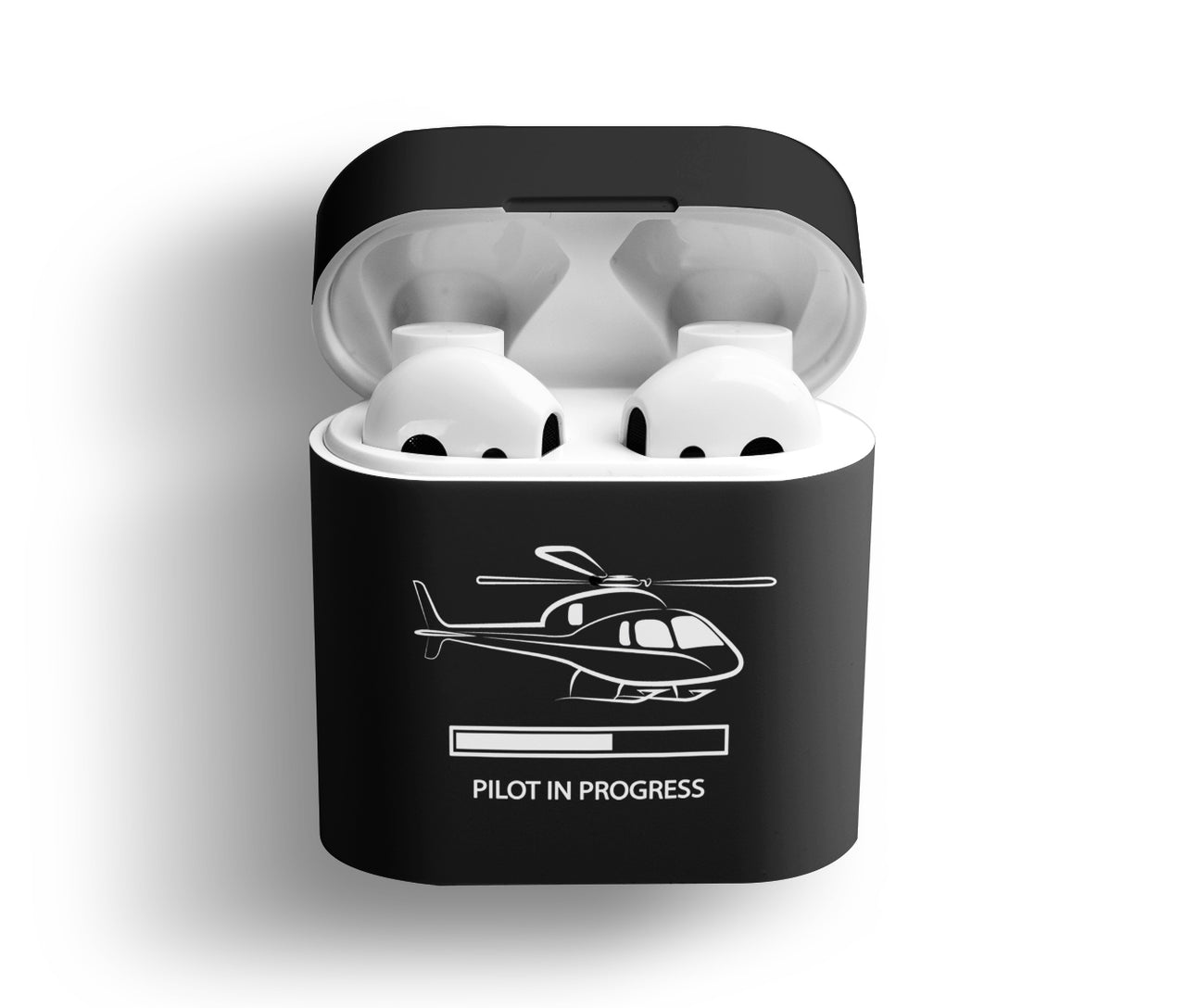 Pilot In Progress (Helicopter) Designed AirPods  Cases