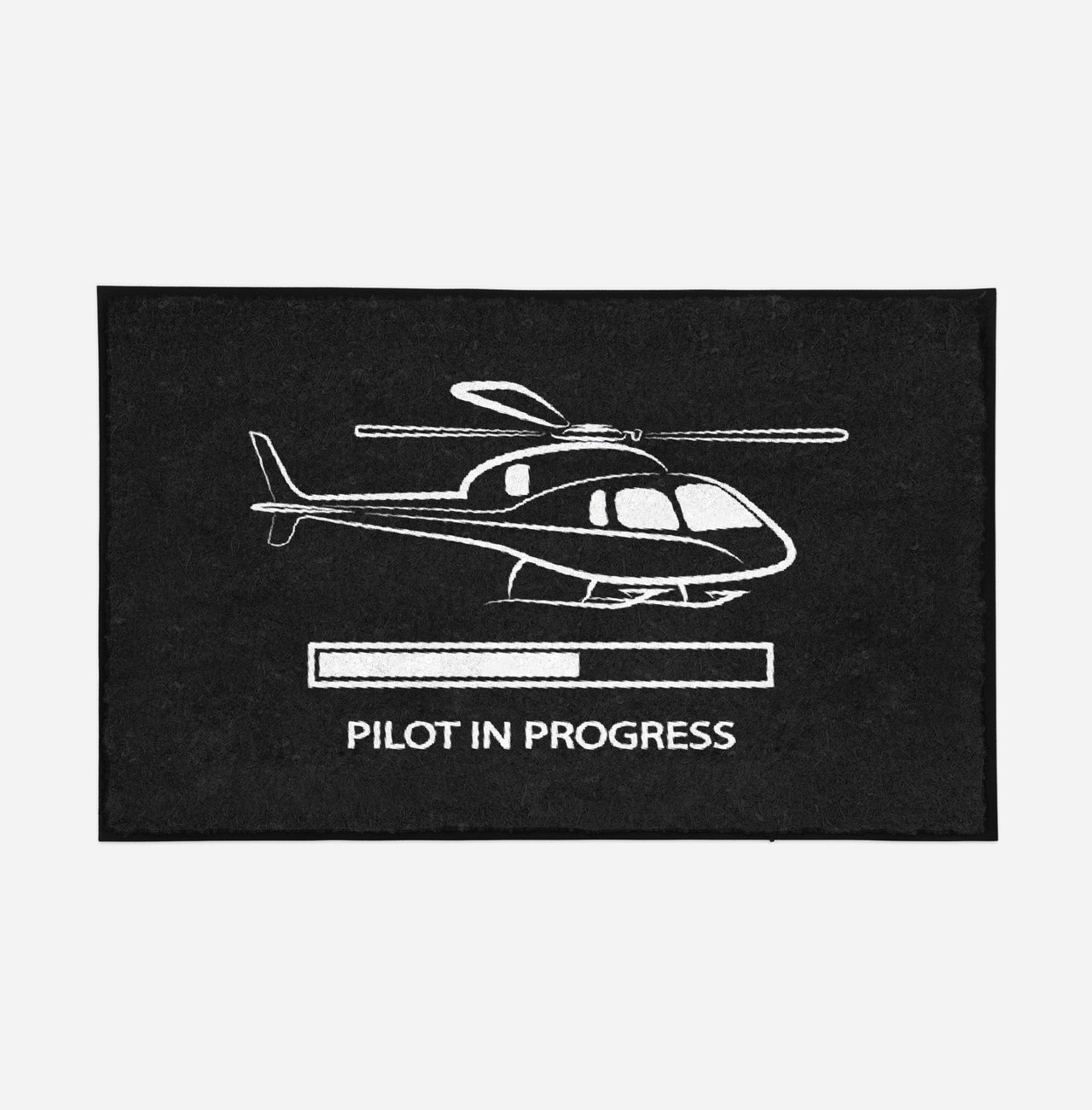 Pilot In Progress (Helicopter) Designed Door Mats