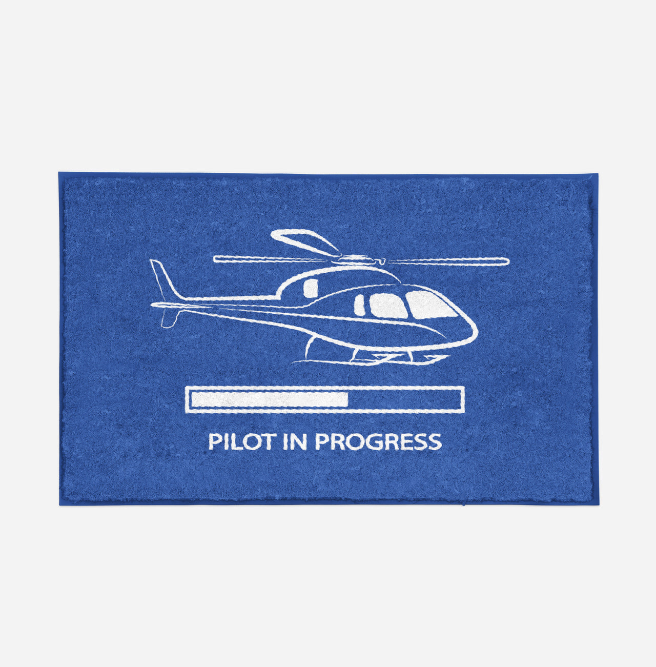 Pilot In Progress (Helicopter) Designed Door Mats