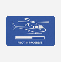 Thumbnail for Pilot In Progress (Helicopter) Designed Bath Mats