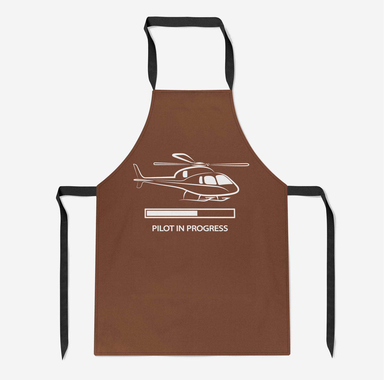 Pilot In Progress (Helicopter) Designed Kitchen Aprons