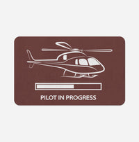 Thumbnail for Pilot In Progress (Helicopter) Designed Bath Mats