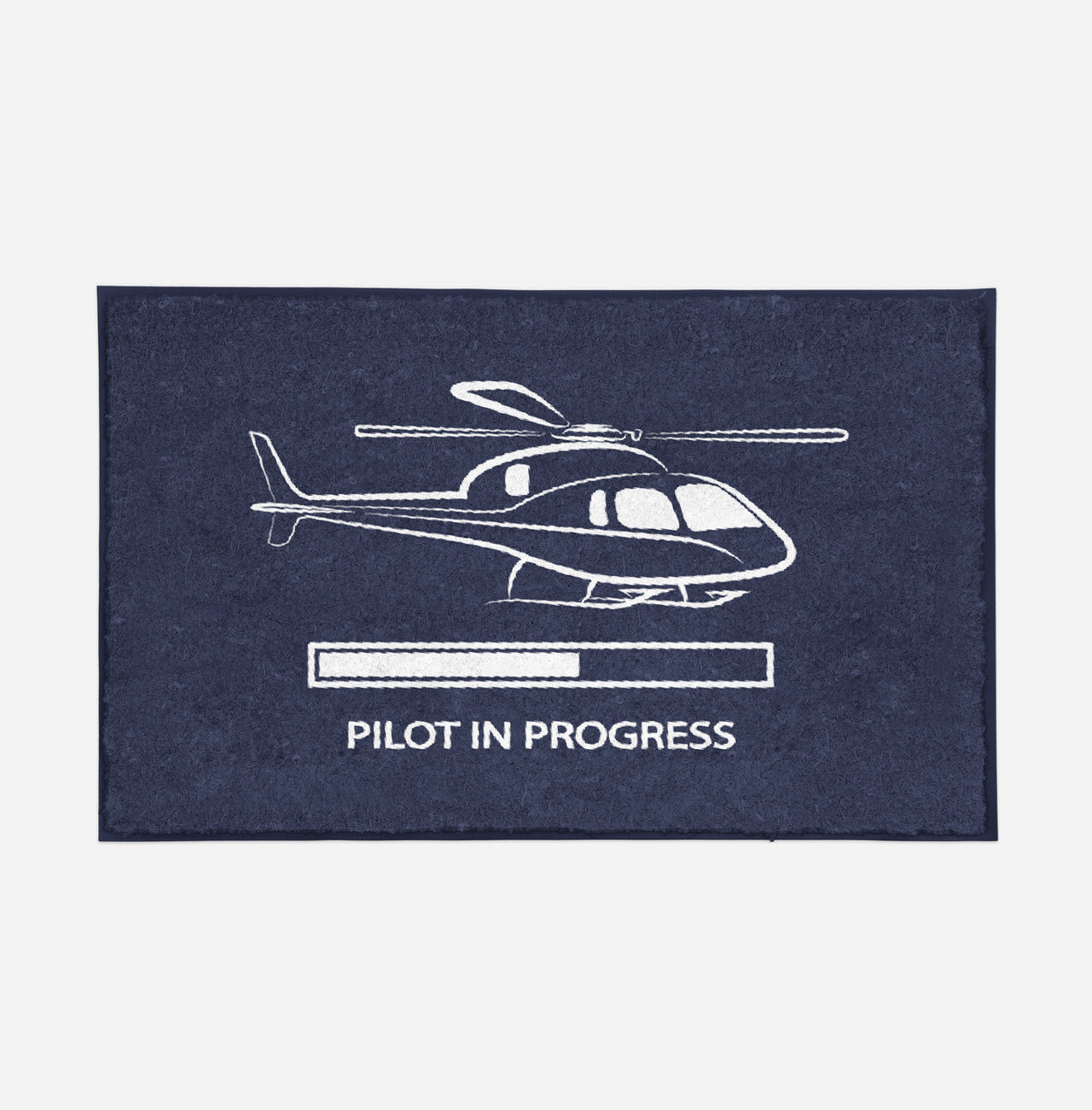 Pilot In Progress (Helicopter) Designed Door Mats