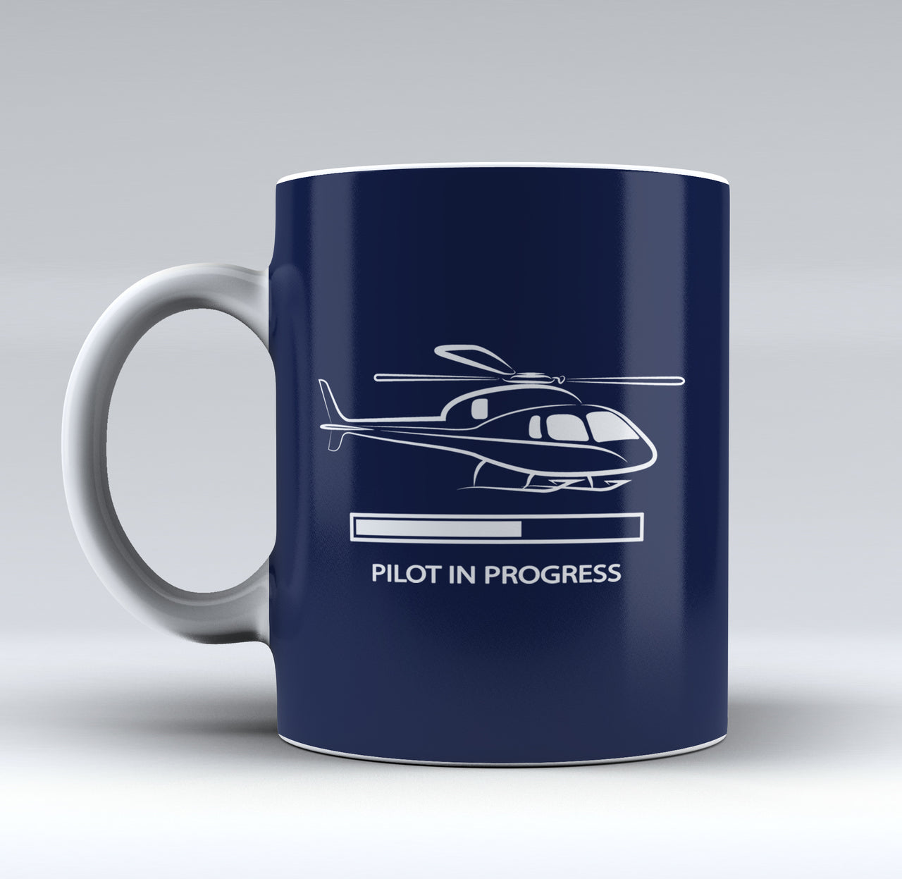 Pilot In Progress (Helicopter) Designed Mugs