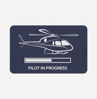 Thumbnail for Pilot In Progress (Helicopter) Designed Bath Mats