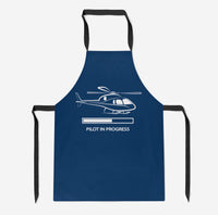 Thumbnail for Pilot In Progress (Helicopter) Designed Kitchen Aprons