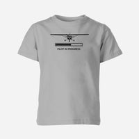 Thumbnail for Pilot In Progress (Cessna) Designed Children T-Shirts