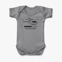Thumbnail for Pilot In Progress (Helicopter) Designed Baby Bodysuits