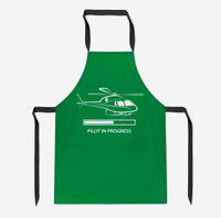 Thumbnail for Pilot In Progress (Helicopter) Designed Kitchen Aprons