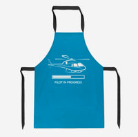 Thumbnail for Pilot In Progress (Helicopter) Designed Kitchen Aprons