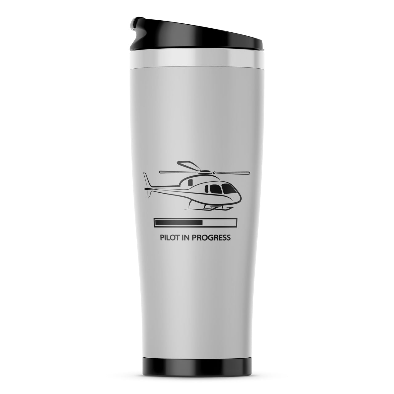 Pilot In Progress (Helicopter) Designed Travel Mugs