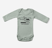 Thumbnail for Pilot In Progress (Helicopter) Designed Baby Bodysuits