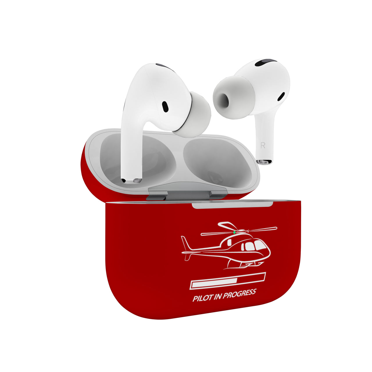 Pilot In Progress (Helicopter) Designed AirPods  Cases