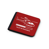 Thumbnail for Pilot In Progress (Helicopter) Designed Wallets