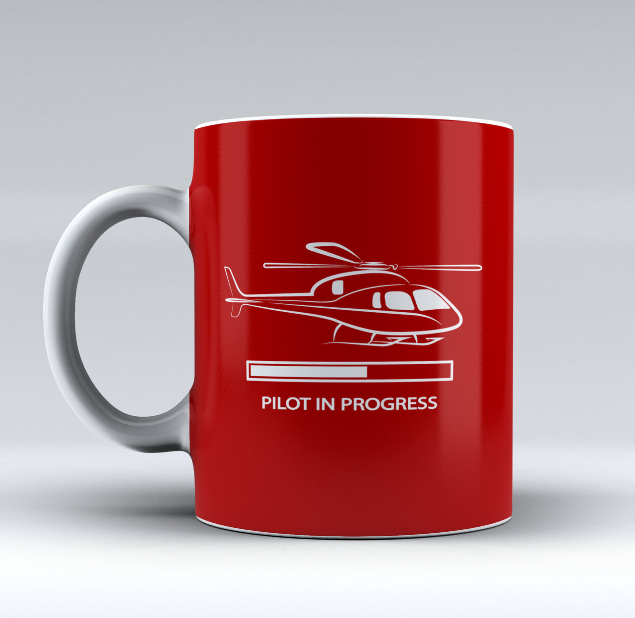 Pilot In Progress (Helicopter) Designed Mugs