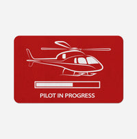 Thumbnail for Pilot In Progress (Helicopter) Designed Bath Mats